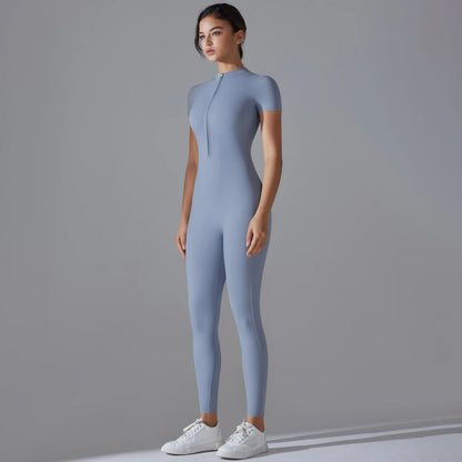 Women Bodysuits Fitness Sports Bodysuit Yoga Suit  Breathable Quick Drying Gym Push Up