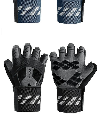 Half Finger Gym Gloves Training Fitness Gloves Anti-slip Gel Bodybuilding Workout