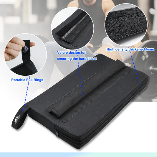 Square Hip Thrust Pad Protective Extra Thick foam pad for Barbell Weightlifting Hip Thrusts and Glute Workouts Home Equipment