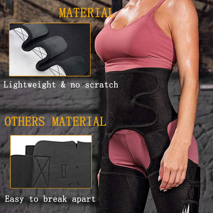 Waist Trainer  Waist And Thigh Trimming And Weight Loss Training Hip Lifting Trimming Belt