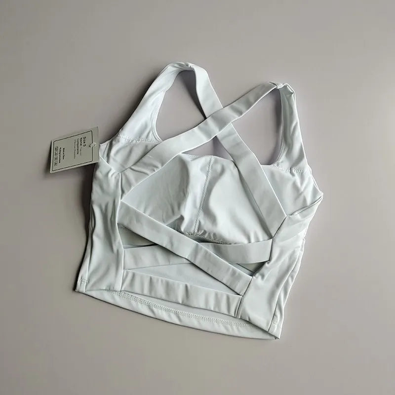 Seamless Sports Bra Sexy Yoga Fitness  Push-Up Bra