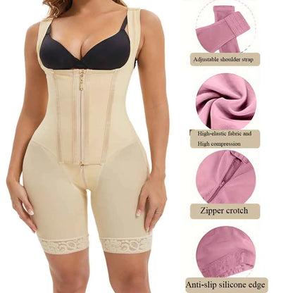 Post Tummy Shapers Women Fully Body Shaper Waist Trainer Firm High Compression Shapewear Reducing and Shaping