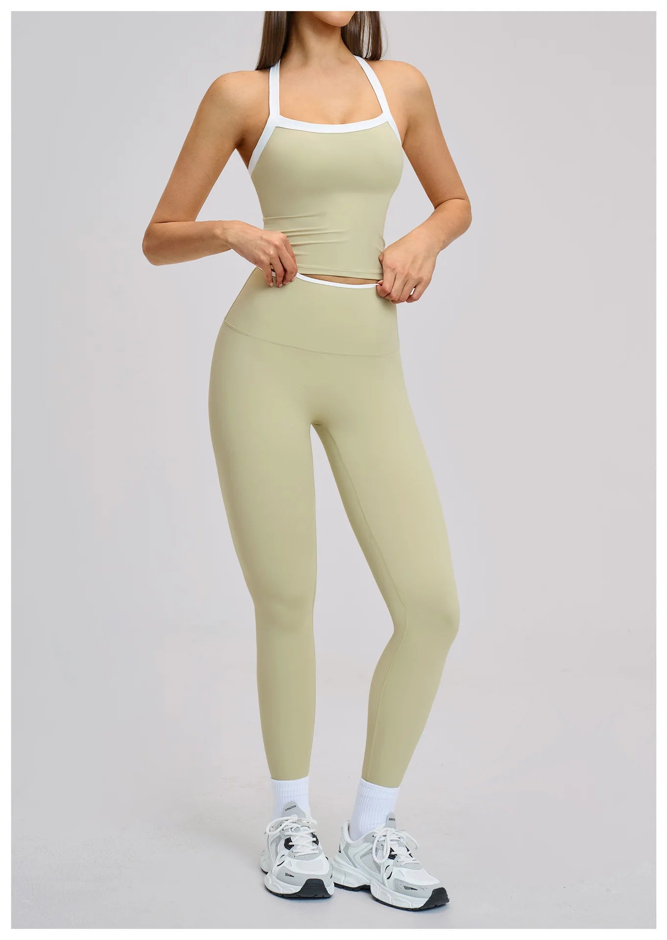 Yoga Set for Women Tight-fitting Gym Outfit Sportswear Yoga Vest Running Shorts Fitness Clothes