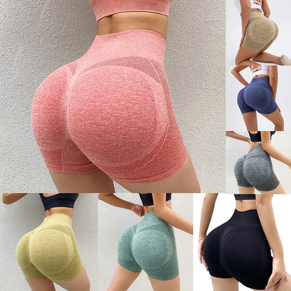 Women New Cycling Jogging Fitness High Waist Push Up Gym Shorts Leggings