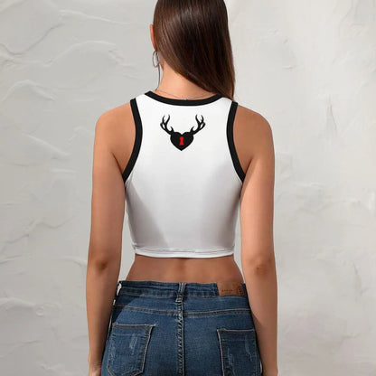 Sports Crop Tank Tops for Women Cropped Racerback  Sleeveless Gym Shirts