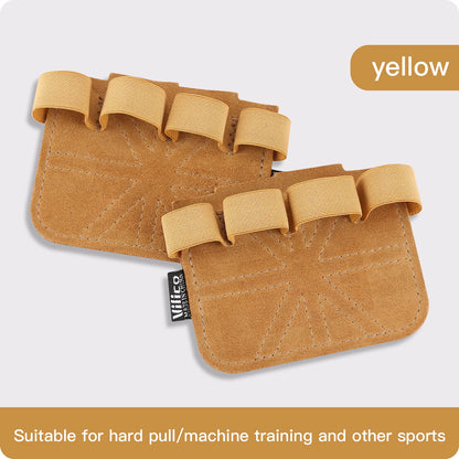Powerlifting Gym Gloves Breathable Gloves Weightlifting Leather Palm Guard Fitness Gloves for Men Women