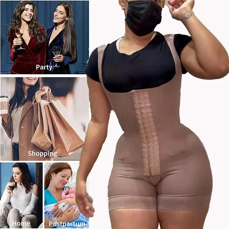 Colombian Girdle XXS Bodysuits Shapewear Slimming Tummy Control Panties High Compression Waist Trainer Body Shaper