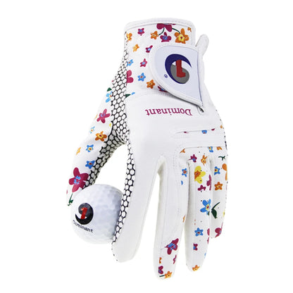 1Pair Golf Gloves  Leather Soft  Durable Gloves Anti-skid Breathable Sports Gloves