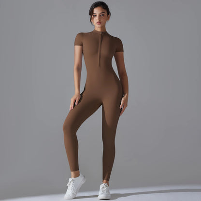 Women Bodysuits Fitness Sports Bodysuit Yoga Suit  Breathable Quick Drying Gym Push Up