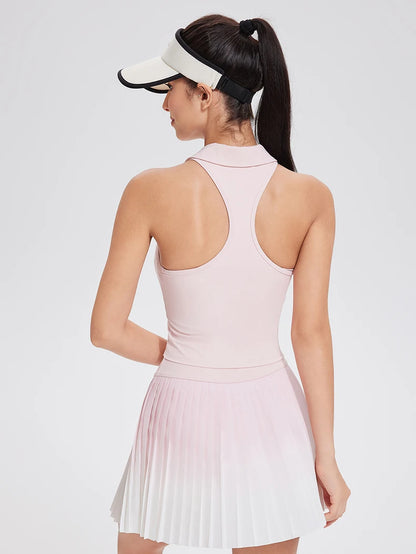Golf Mini Skirt High Waist Pleated Tennis Sport Skirt Pocket  Fitness Casual Skorts
