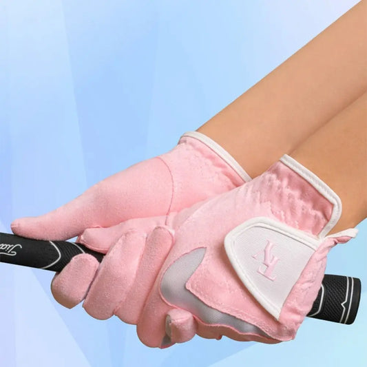 Breathable Women's Golf Gloves Wear Resistant Comfortable Non-slip Durable Full Finger