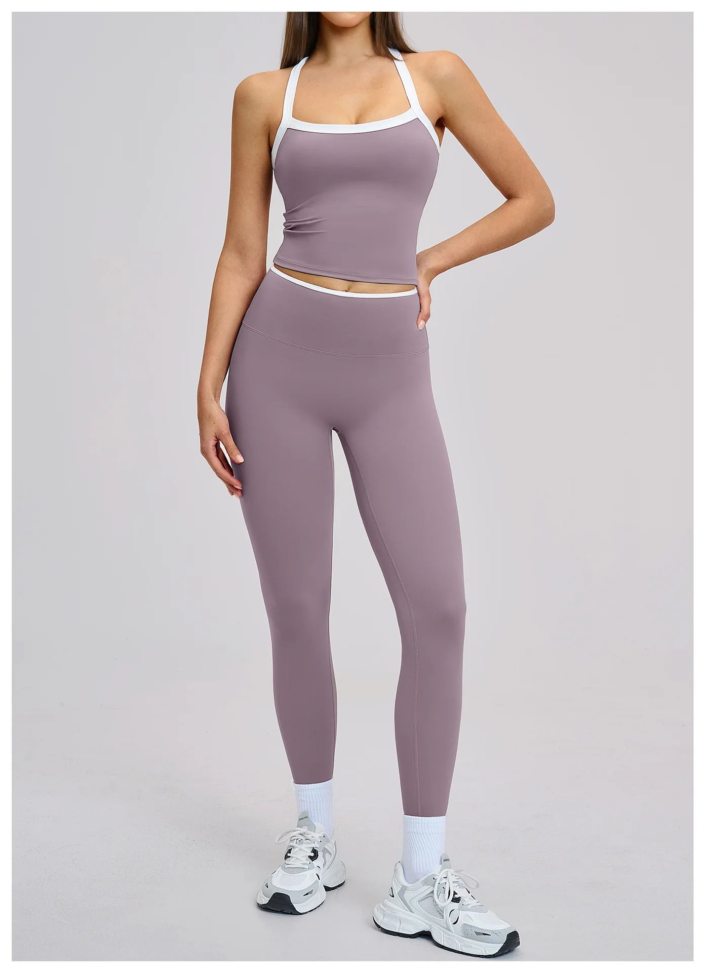 Yoga Set for Women Tight-fitting Gym Outfit Sportswear Yoga Vest Running Shorts Fitness Clothes