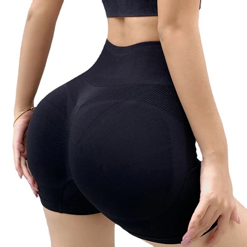 Women New Cycling Jogging Fitness High Waist Push Up Gym Shorts Leggings