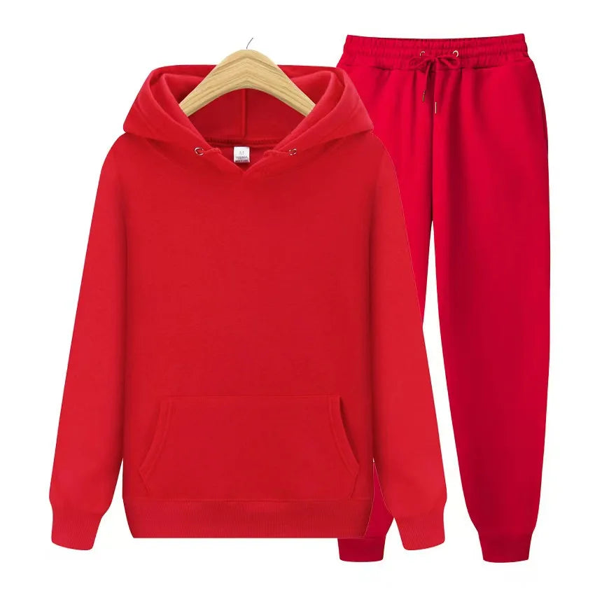 Casual Women's Sports Suit Loose and Comfortable Hoodie Two Piece Set Matching Sets