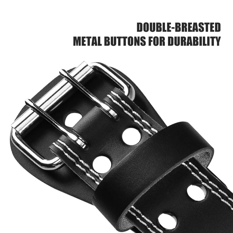 PU Leather Professional Waist Support Sports Safety Belt Protection Hard Pull Weightlifting Equipment