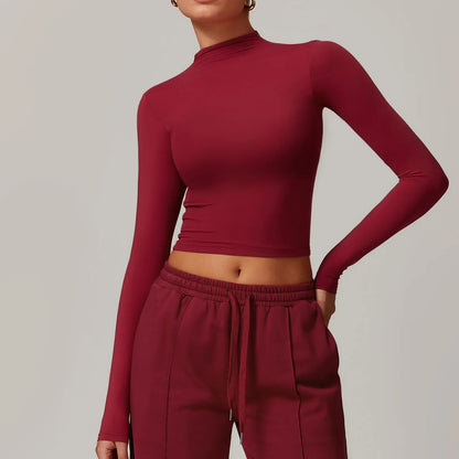 Yoga Shirts for Women 2025 Long Sleeve Quick-drying Versatile Outer Wear