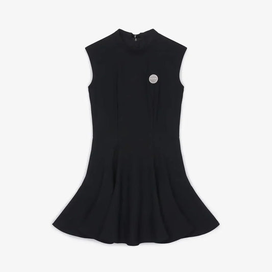 Women Golf Dress Summer Sleeveless Black Sports Dresses Outdoor Slim Fit Sexy Beige Black Outfit Women Clothing