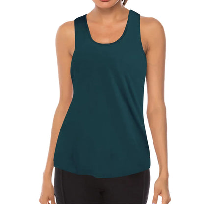 Yoga Sexy Tank Tops Breathable Sleeveless T-shirt Gym Fitness