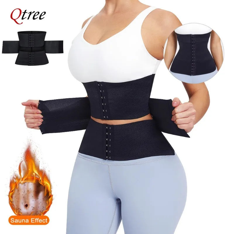 Upgraded Waist Tummy Control Shapewear Girdle Abdomen Slim Compression Belt Body Shaper