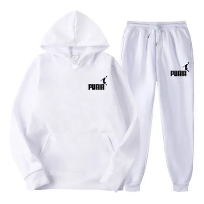 New Men's and Women's Hoodies Fashion Street Casual Set Autumn/Winter Sportswear+Pants Multi Color Set