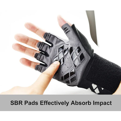 Half Finger Gym Gloves Training Fitness Gloves Anti-slip Gel Bodybuilding Workout