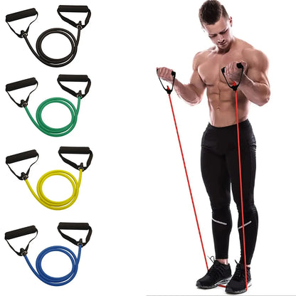 Resistance Bands With Handles, Exercise Bands, Workout Bands With Handles  Strength Training Equipment At Home