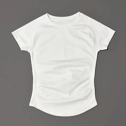 Short Sleeve Yoga T Shirt Fitness Activewear Running Tight Tops