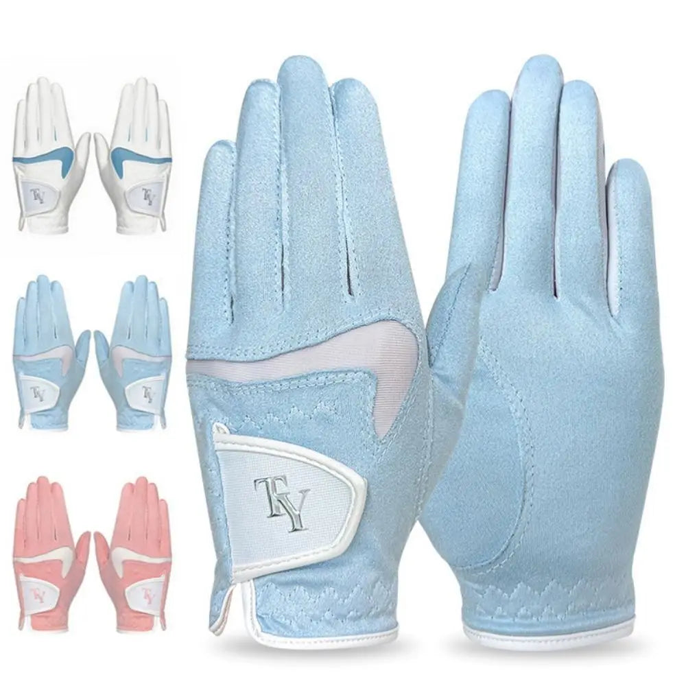 Breathable Women's Golf Gloves Wear Resistant Comfortable Non-slip Durable Full Finger