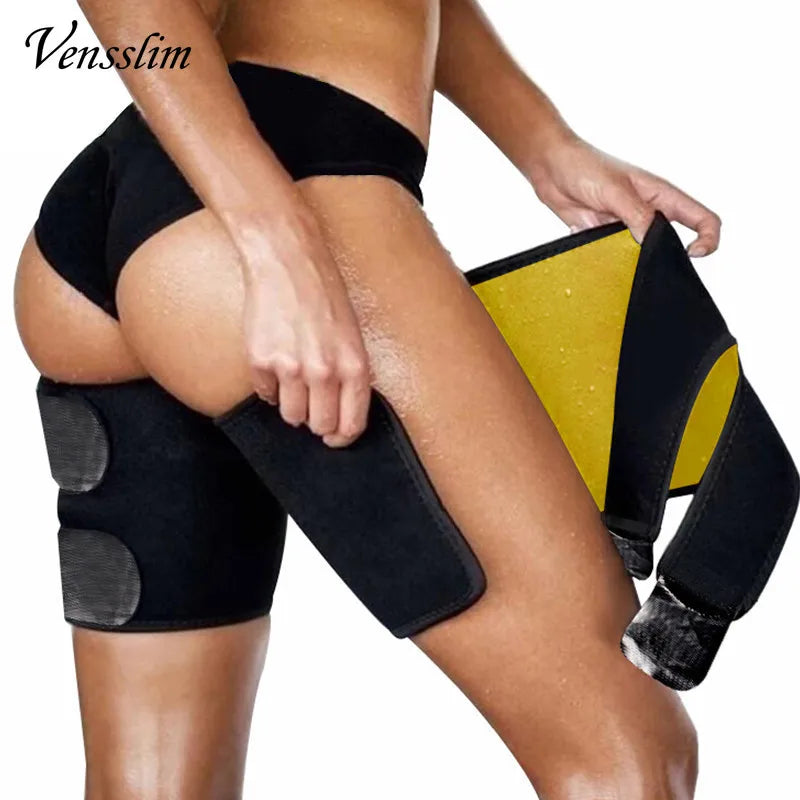 Fat Burn Thigh Trimmer Wrap Women Thermo Neoprene Weight Loss 2 Pieces Leggings Shapers