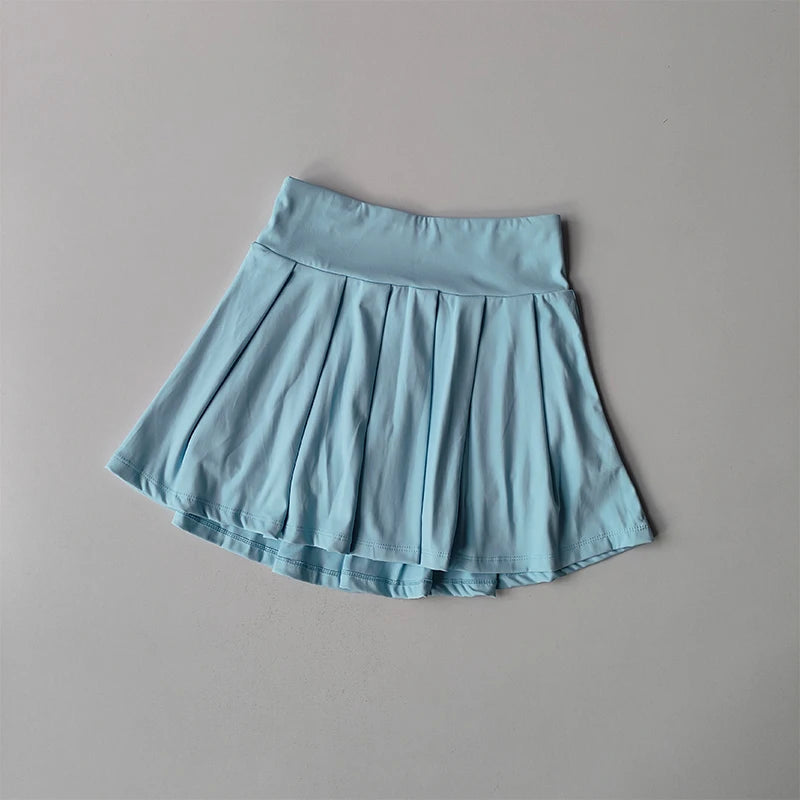 Tennis Suit Sports Tops Short POLO Shirt Quick-drying Breathable Short-sleeved Fitness Suit Skirts and Pants