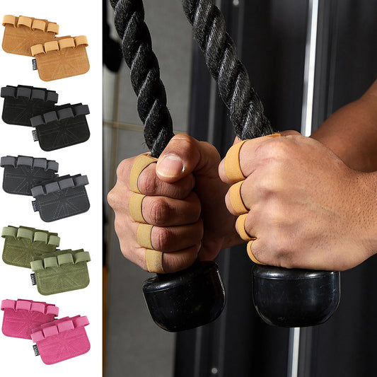 Powerlifting Gym Gloves Breathable Gloves Weightlifting Leather Palm Guard Fitness Gloves for Men Women