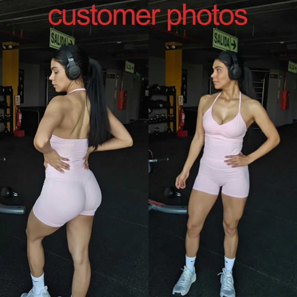 Longline Strappy Top Sports Fitness Tank Top Gym Beautiful Open Back Bra Halter