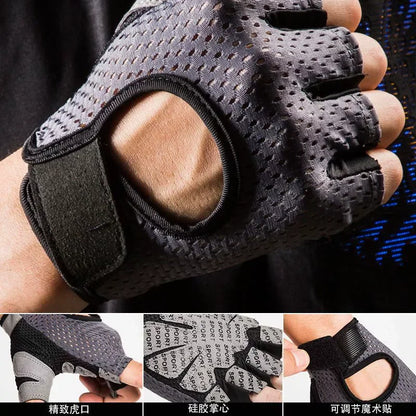 Weightlifting Gloves Fitness Gym Gloves Half Finger Breathable Non-slip Gel Pad