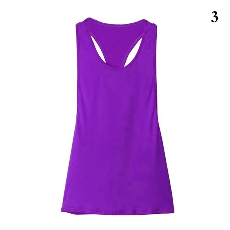 Women's Tank Tops Blouse Loose Sleeveless Shirt Gym Yoga Vest