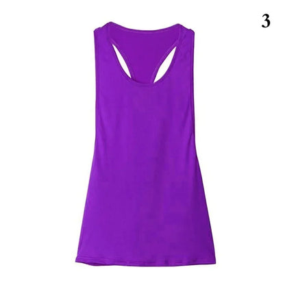 Women's Tank Tops Blouse Loose Sleeveless Shirt Gym Yoga Vest