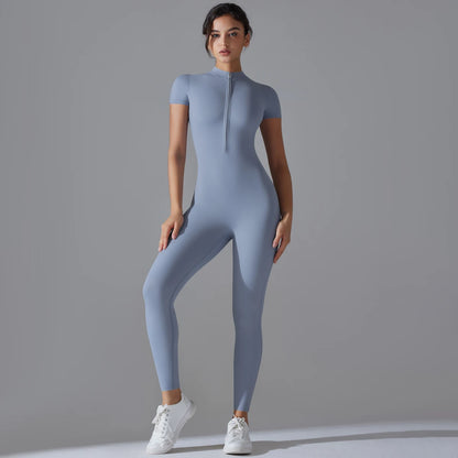 Women Bodysuits Fitness Sports Bodysuit Yoga Suit  Breathable Quick Drying Gym Push Up
