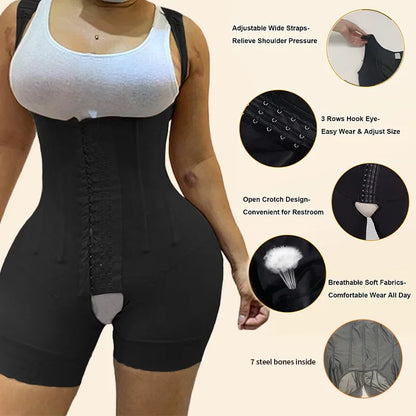 Colombian Girdle XXS Bodysuits Shapewear Slimming Tummy Control Panties High Compression Waist Trainer Body Shaper