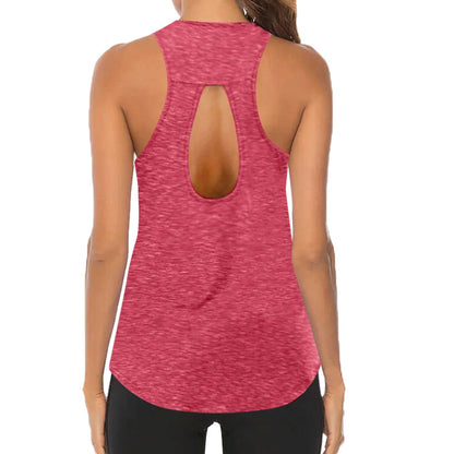 Yoga Sexy Tank Tops Breathable Sleeveless T-shirt Gym Fitness