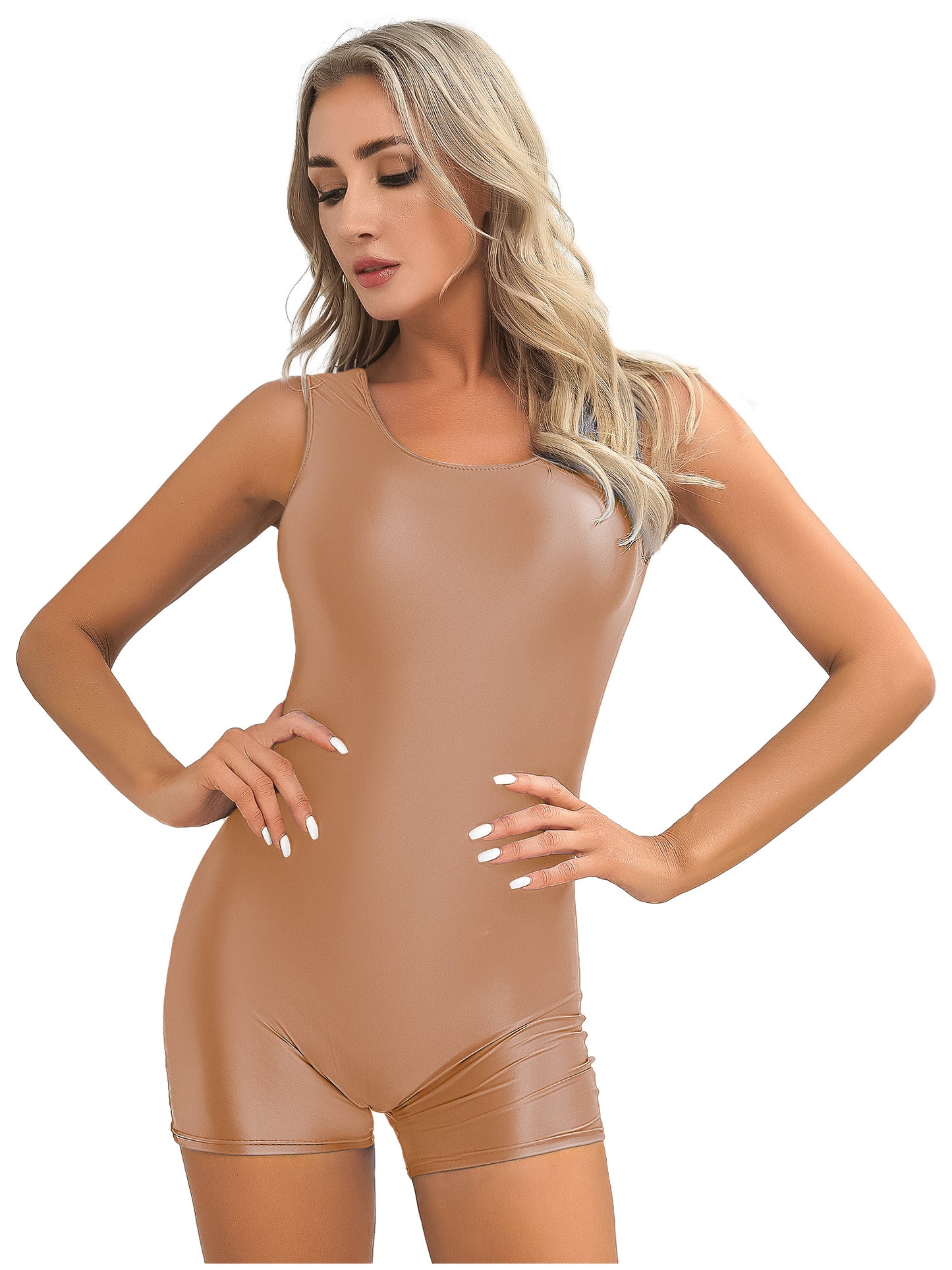 Yoga Sport Boyleg Bodysuit Pilates Aerobics Dance Leotard Gym Bodybuilding Workout Playwear