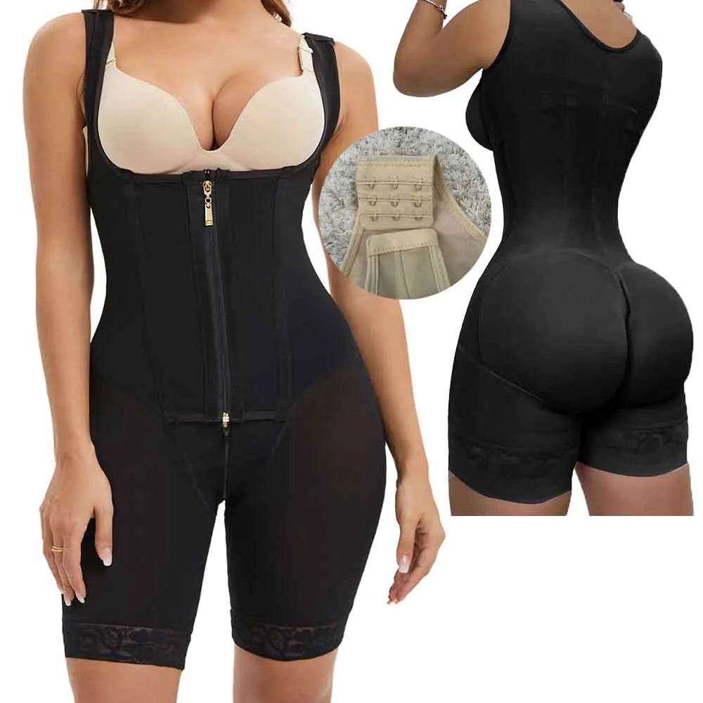 Post Tummy Shapers Women Fully Body Shaper Waist Trainer Firm High Compression Shapewear Reducing and Shaping