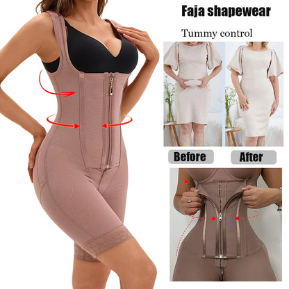 Post Tummy Shapers Women Fully Body Shaper Waist Trainer Firm High Compression Shapewear Reducing and Shaping