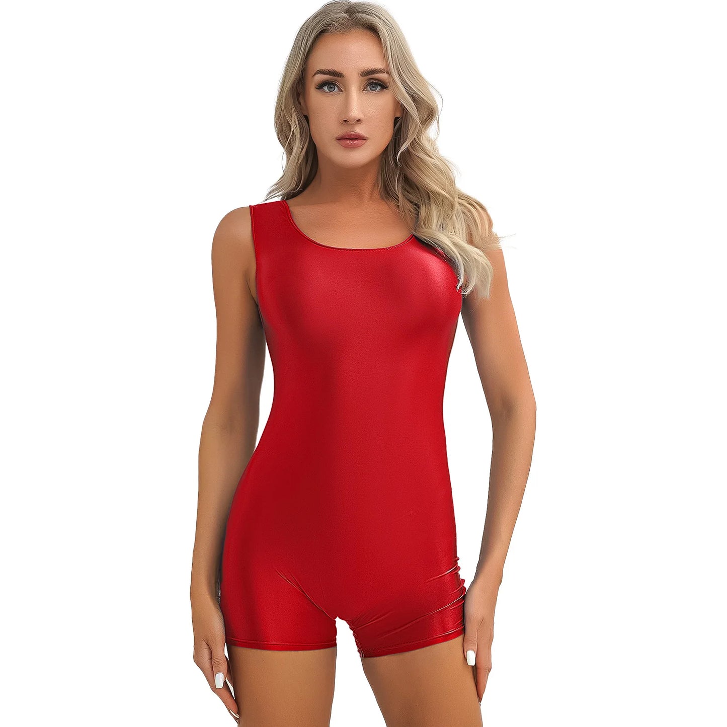 Yoga Sport Boyleg Bodysuit Pilates Aerobics Dance Leotard Gym Bodybuilding Workout Playwear