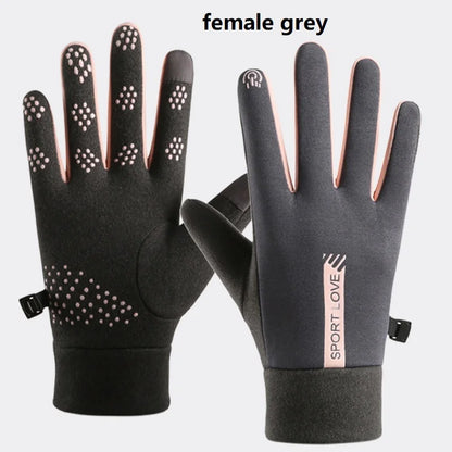 Winter Gloves Women Cycling Bike Thermal Fleece Cold Resistance Wind Waterproof