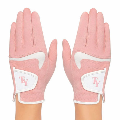 Breathable Women's Golf Gloves Wear Resistant Comfortable Non-slip Durable Full Finger