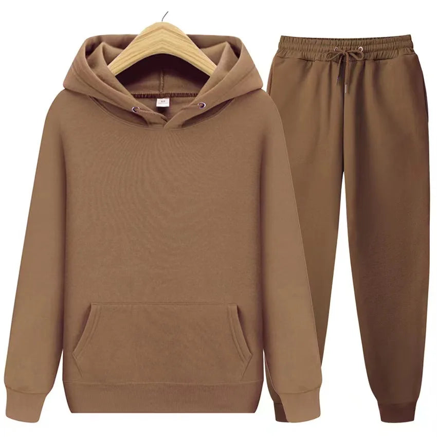 Casual Women's Sports Suit Loose and Comfortable Hoodie Two Piece Set Matching Sets