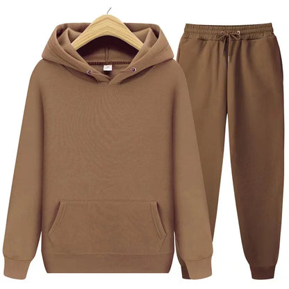Casual Women's Sports Suit Loose and Comfortable Hoodie Two Piece Set Matching Sets